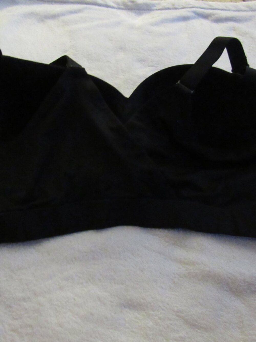 Cacique Black Lightly Lined Lounge Bra Size 44C USED - Picture 3 of 6